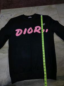 Dior x Kaws Black Logo Sweatshirt Size M