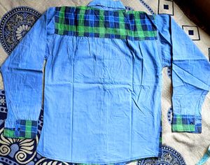Green &amp; Blue Plaid Shirt