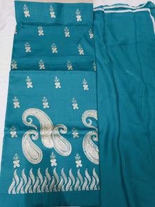 🇳🇿💫🎀Teal Embroidered Kurta Set with Dupatta