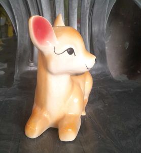 Cute Deer Ceramic Planter/Figurine