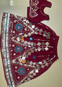 2 pair child choli maroon &amp; wine colou