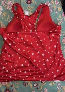 Printed Halter tank top