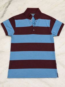 Striped Polo T-Shirt