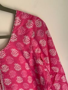 Pink Cotton Salwar Kameez Suit💕