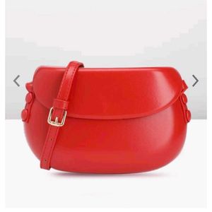 Mast & Harbour Women Solid Sling Bag - Red