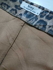 Leopard Print Mini Skirt