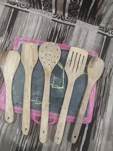 Wooden Kitchen Utensil Set