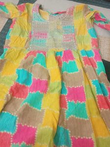 Vibrant anarkali Kurti