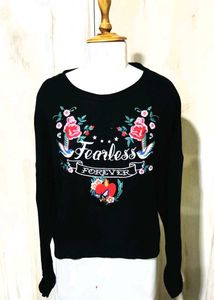 Fearless Forever Floral Sweater Size-46-48