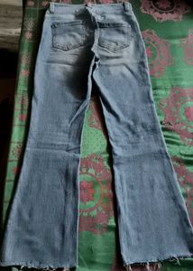 Women's Light Wash Flare Jeans