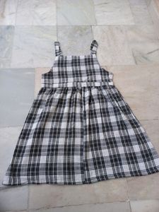 Black And White Checks One Piece