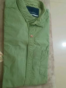 Men's Light Green Casual Shirt