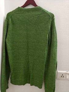 Imported Green Knit Sweater