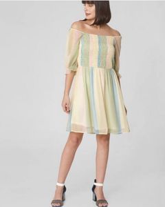 Cute Striped Casual Dress by vero moda