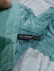 Teal Lace Bralette