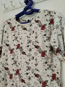 Casual Graphic Print Top