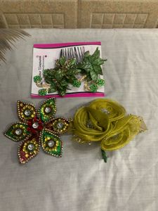 Floral Hair Accessories Set