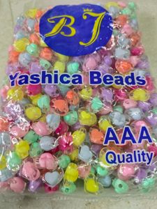Heart Shape Beads Good Quality Half Kg