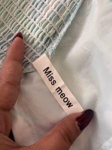 MISS MEOW Camouflage Scarf Top