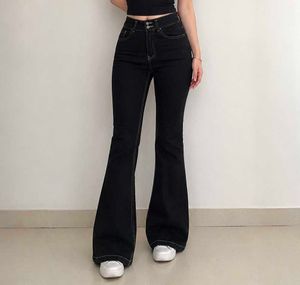 Flared Black Jeans