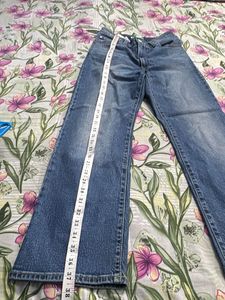 Classic Blue Denim Flare Jeans