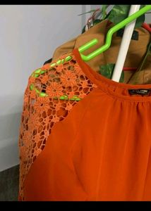 Park Avenue Woman Orange Top