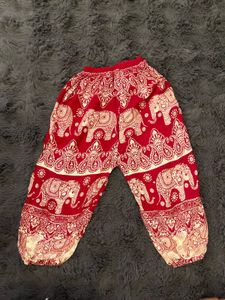 Cute Elephant Print Thai Set for Girls