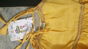 yellow frock salwar 5 years baby gisl