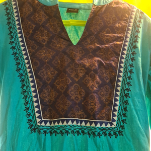 Teal Kurti