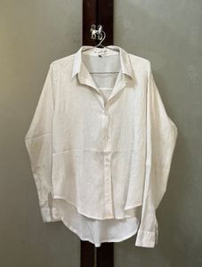 Women’s White Textured Shirt