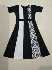 Stylish Zebra Print Dress