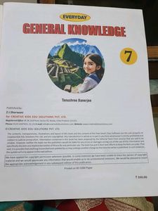 Everyday General Knowledge Book for Kids
