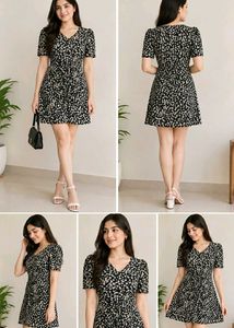 Floral Mini Dress - Chic & Trendy