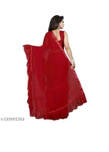 Elegant Maroon Saree