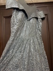 Sparkling Off-Shoulder Gown