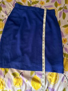 Beautiful Royal Blue Mini Skirt
