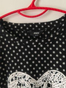 Cute Polka Dot Heart Dress