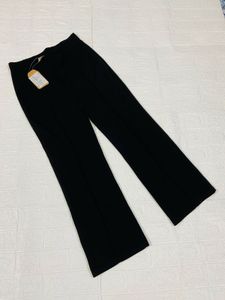 ADDYVERO Classic Black Wide-Leg Trousers