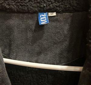 Black Sherpa Collar Jacket