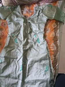 Elegant Sequined Peacock Kurta
