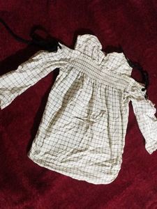 Checked Casual Top