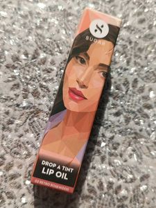 SUGAR Drop A Tint Lip Oil  Shade 02 Retro Rosewood