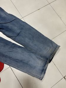 Stylish Ripped Blue Denim Jeans