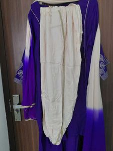 Vibrant Purple Embroidered Kurta