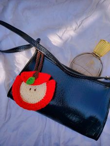 Crochet Apple Bagcharm