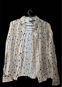 VERO MODA Cotton Print Shirt