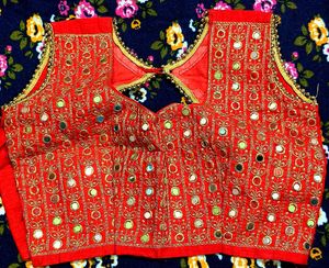 Lehnga Choli (Red &amp; Black)