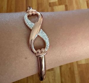 Rose Gold Infinity Bracelet