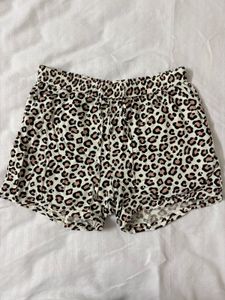 Leopard Print Lounge Shorts
