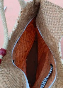 Boho Woven Tote Bag with Shell Detail